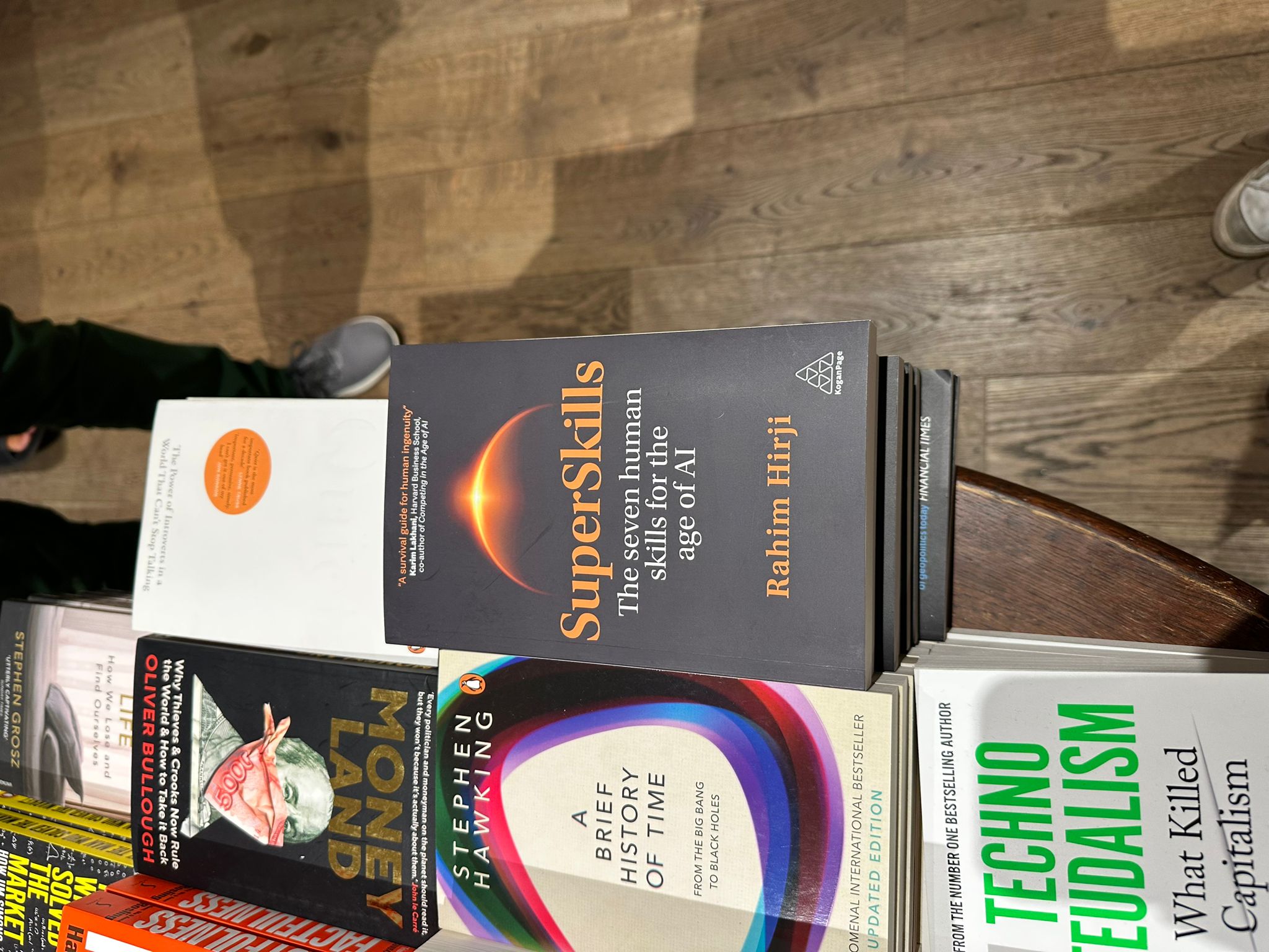 SuperSkills on a bookshop new releases table